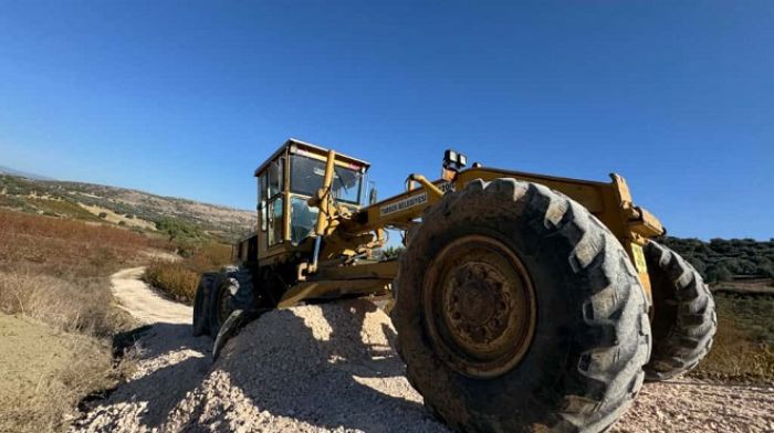 BYKKSEBALCI MAHALLESNDE YOL ALIMALARI TAMAMLANDI