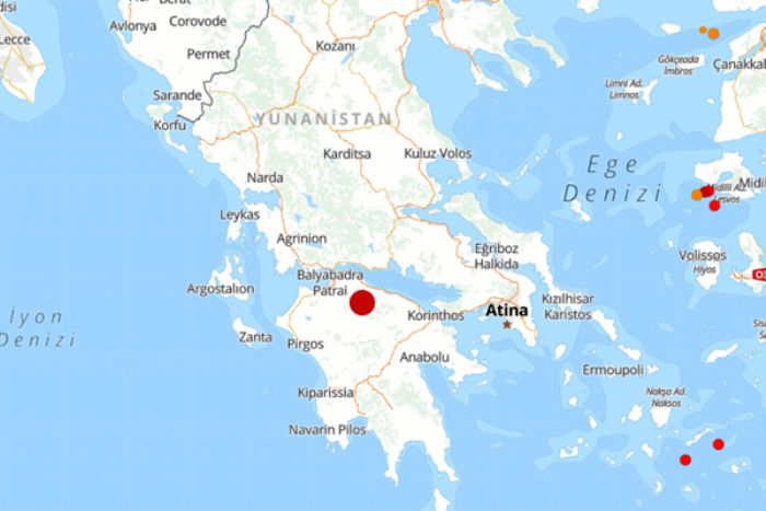 Yunanistan�da 4.7 b�y�kl���nde deprem
