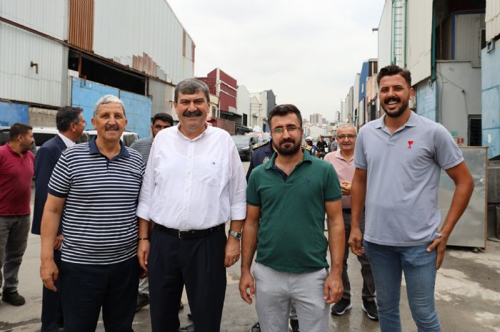 ESNAFTAN BA�KAN YILDIZ�A TE�EKK�R