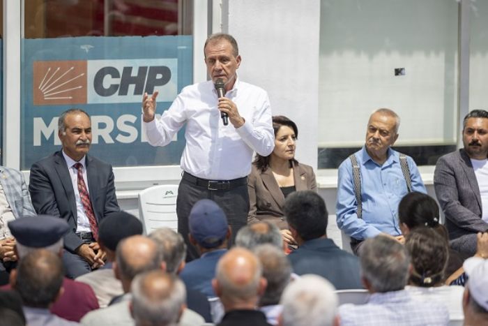 BA�KAN SE�ER, CHP MUT �L�E �RG�T�N� Z�YARET ETT�